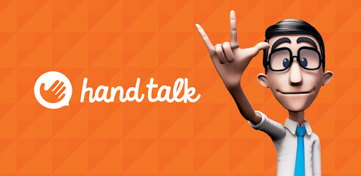 hand talk Ilustração do sinal em Libras