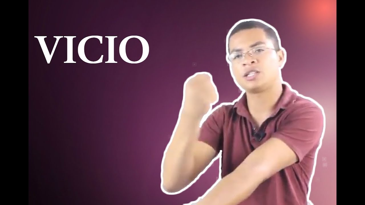 como se diz em libras vício